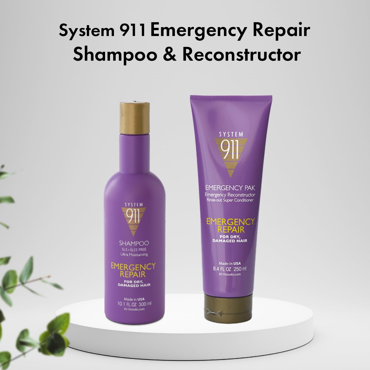 Amazon.com : Hayashi System 911 Shampoo 10.1oz & Emergency Pak 8.4